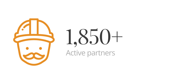 Sunlight is partnered with over 1,850 installers and contractors