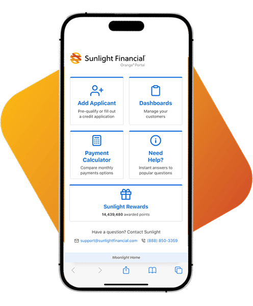 Orange platform mobile app screenshot